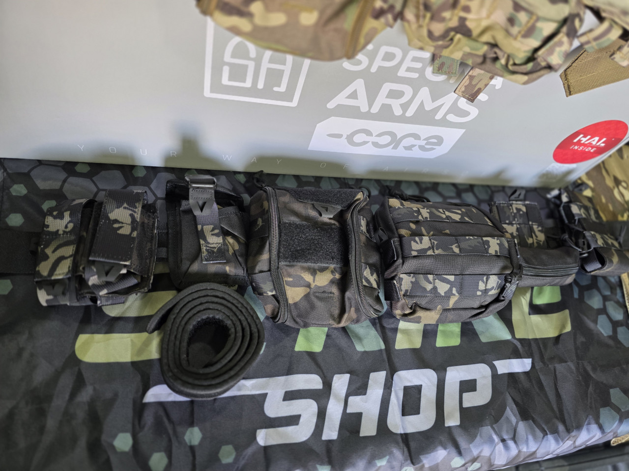 Yakeda Combat Belt   Kaiš sa nastavcima Multicam Black