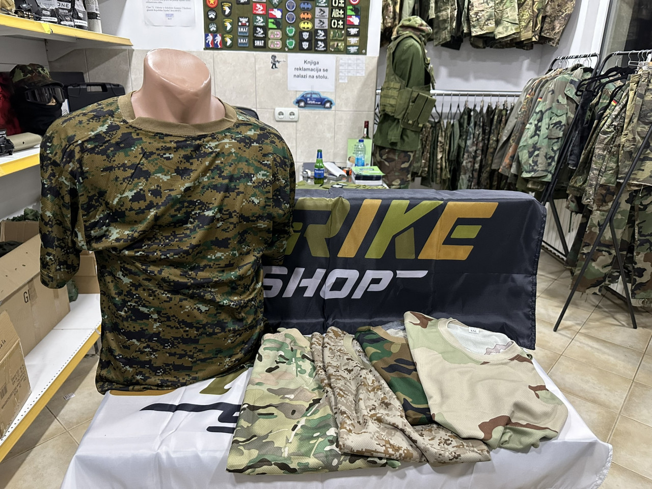 Airsoft Majice - Multicam Woodland Digital Dezert