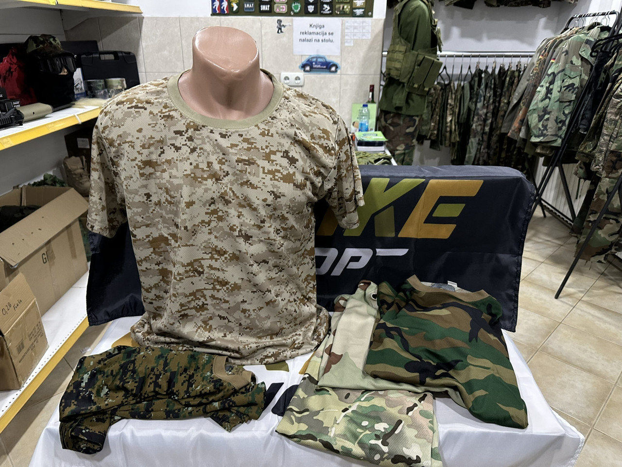 Airsoft Majice - Multicam Woodland Digital Dezert