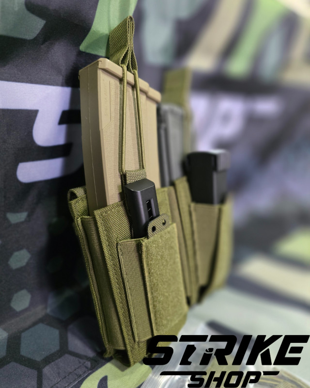 DVOSTRUKA MAG POUCH TORBICA - Zelena