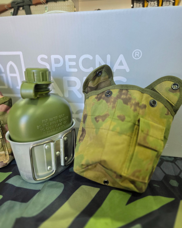 Airsoft Čuturica za vodu + porcija  za jelo  + futrola