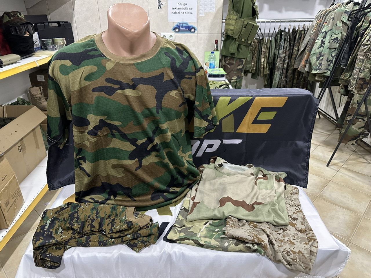 Airsoft Majice - Multicam Woodland Digital Dezert