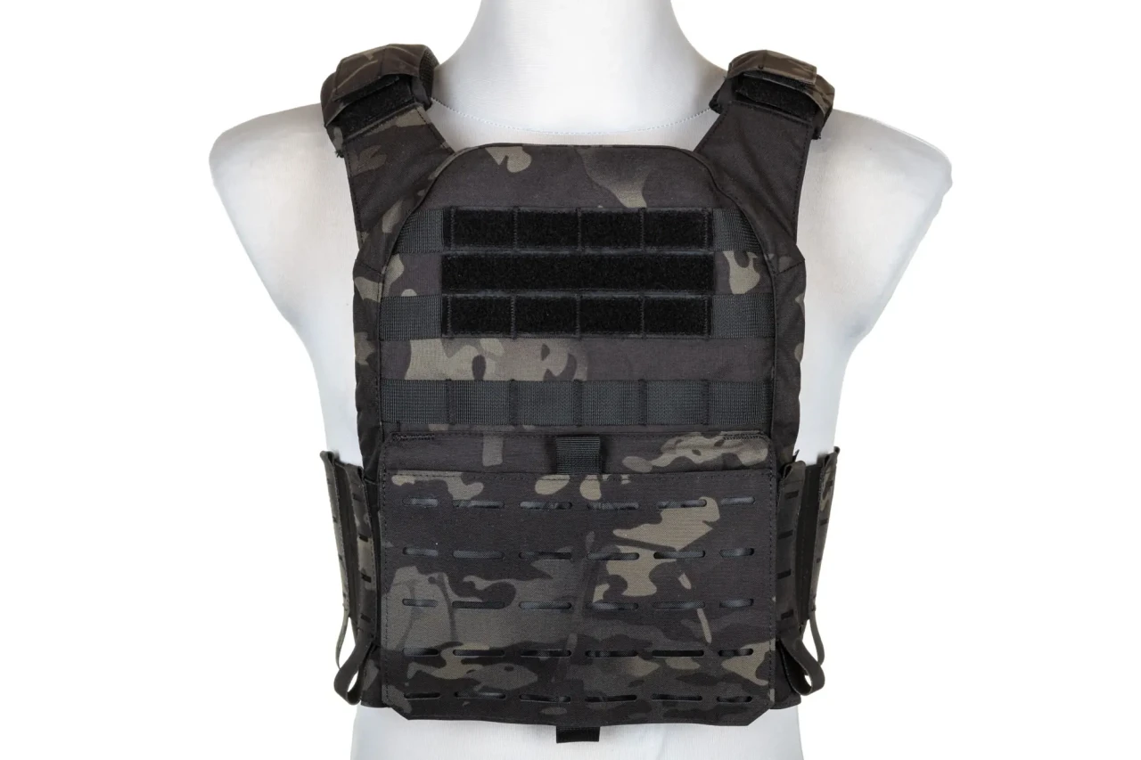 Airsoft Tactical Advanced Plate Carrier Vest - MC Black