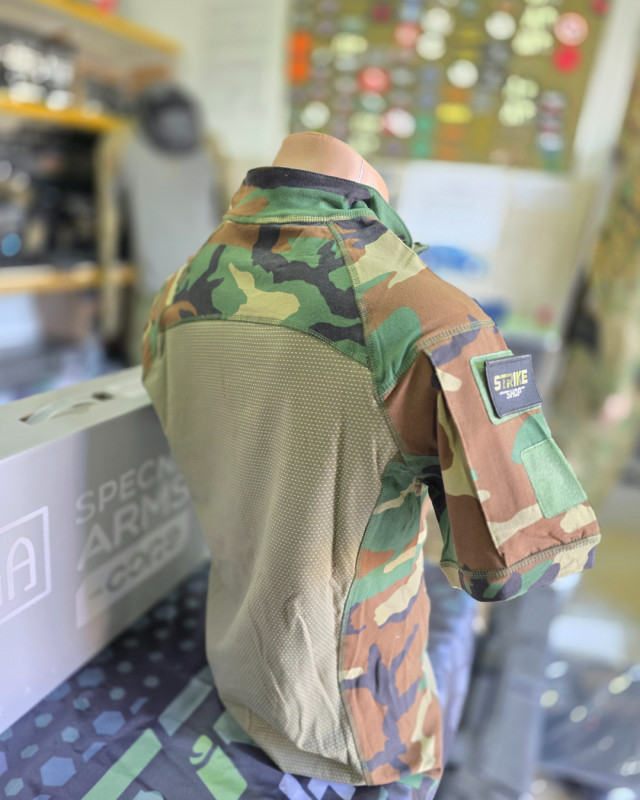 Airsoft Takticka Combat majica - Woodland XL