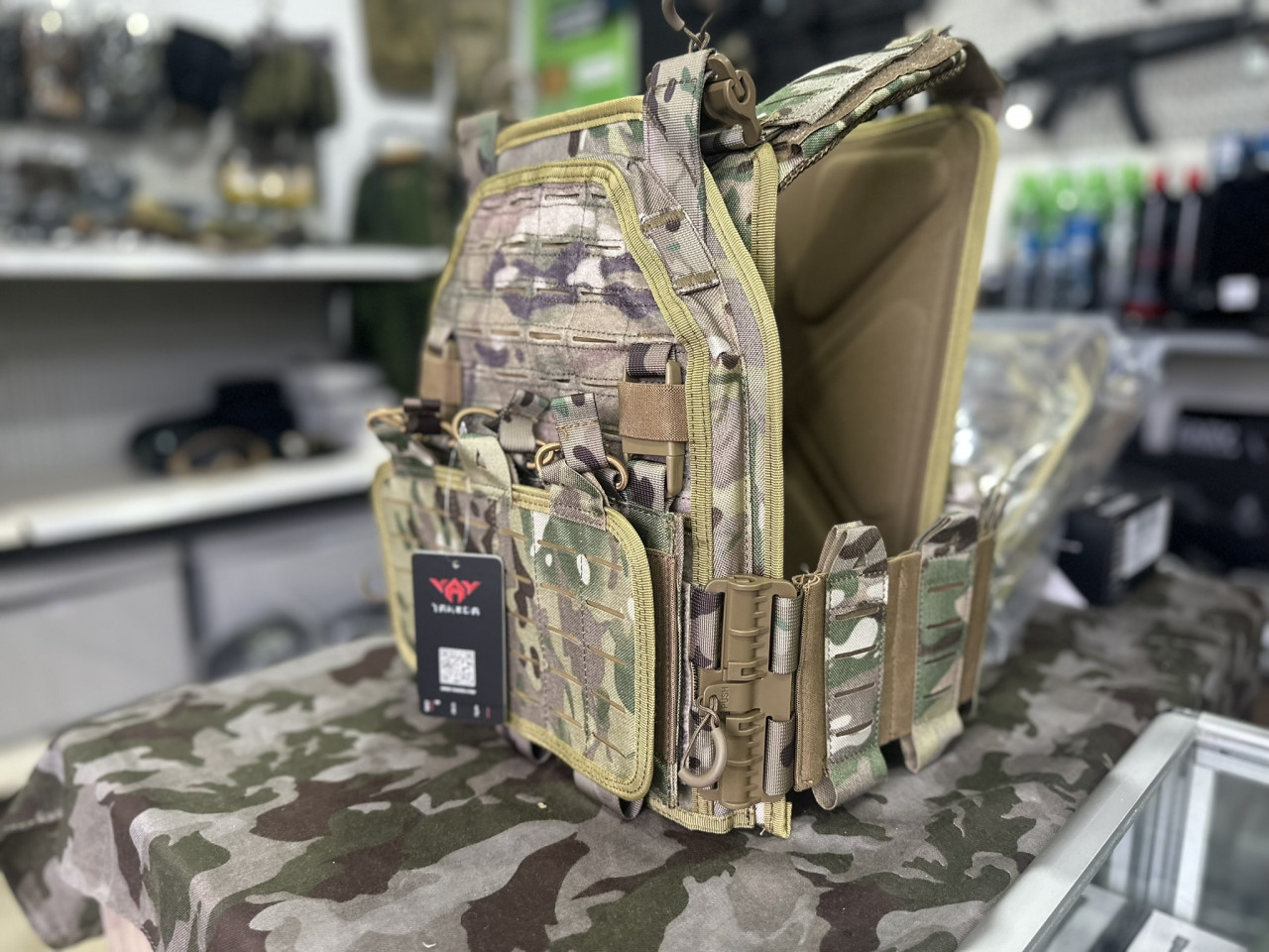 Yakeda Taktički Prsluk   Plate Carrier Airsoft Multicam
