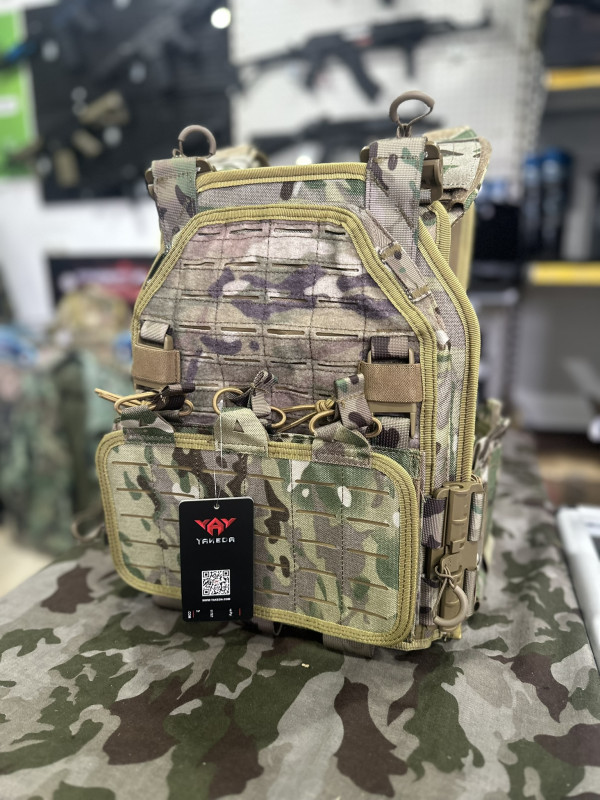 Yakeda Taktički Prsluk   Plate Carrier Airsoft Multicam