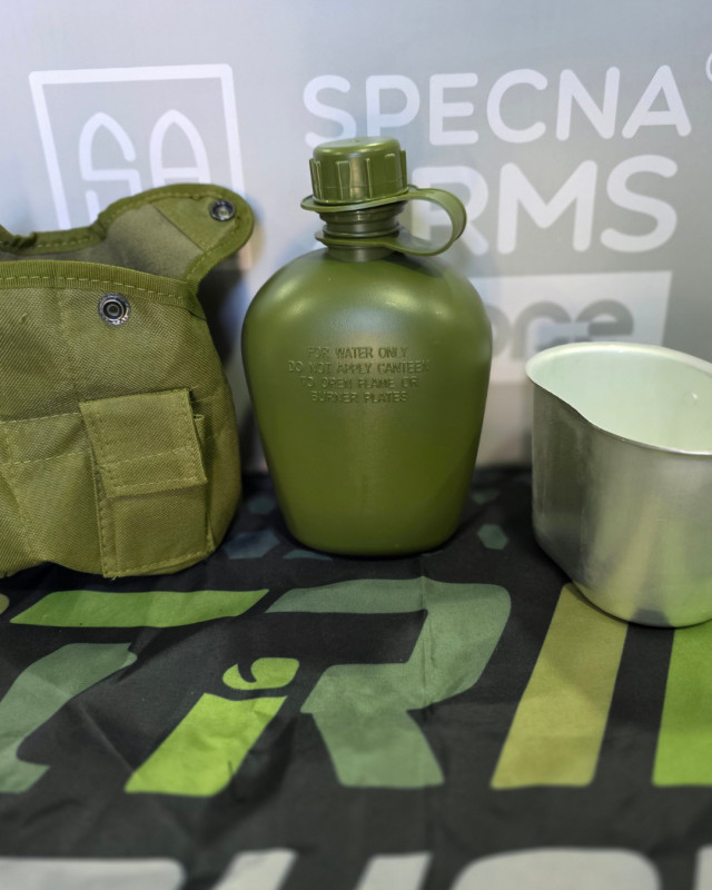 Airsoft Čuturica za vodu + porcija  za jelo  + futrola