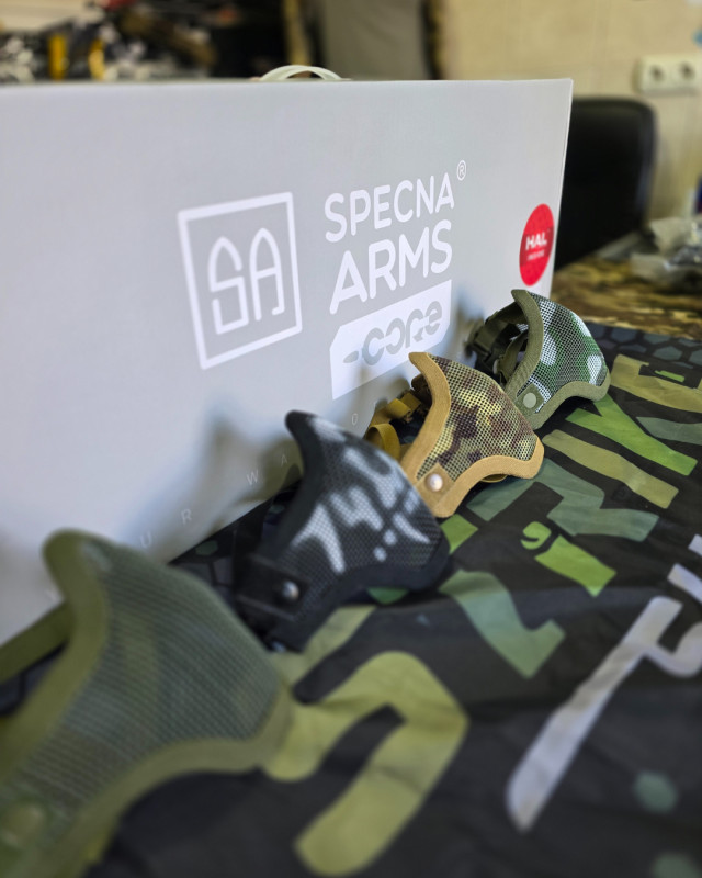 Airsoft zastitna maska za lice - Zelena MC