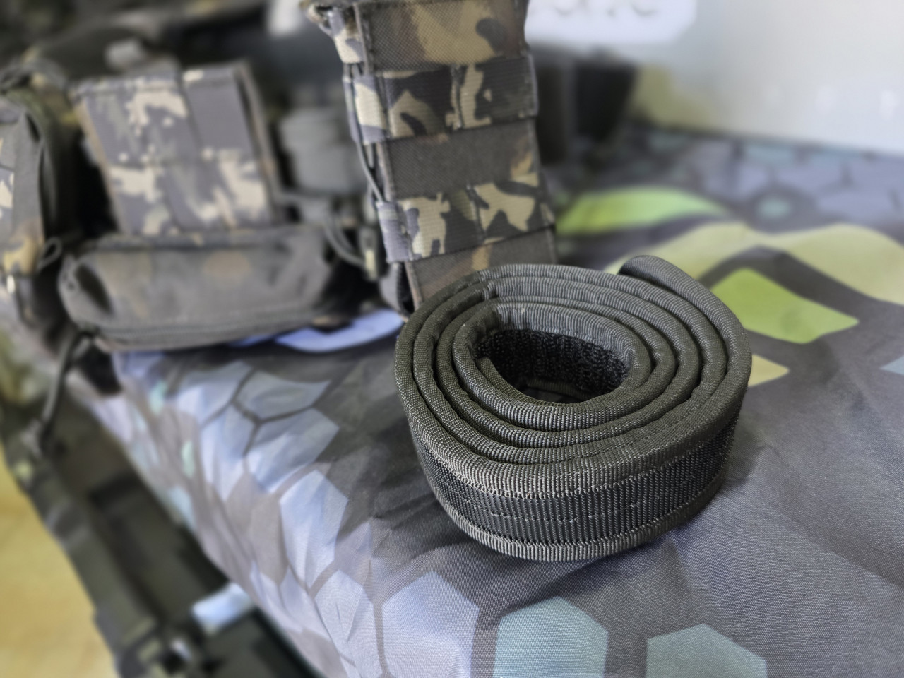 Yakeda Combat Belt   Kaiš sa nastavcima Multicam Black