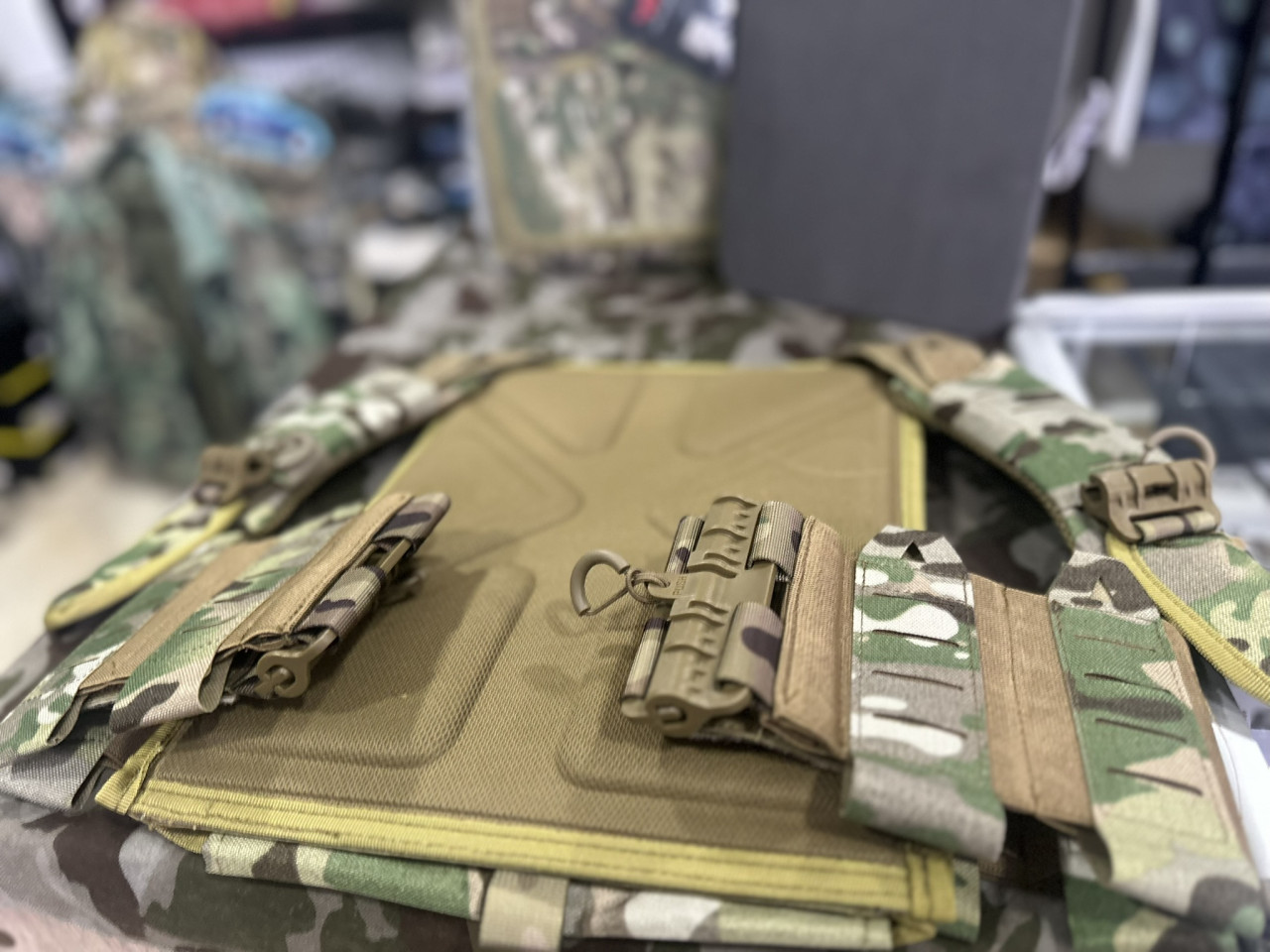 Yakeda Taktički Prsluk   Plate Carrier Airsoft Multicam