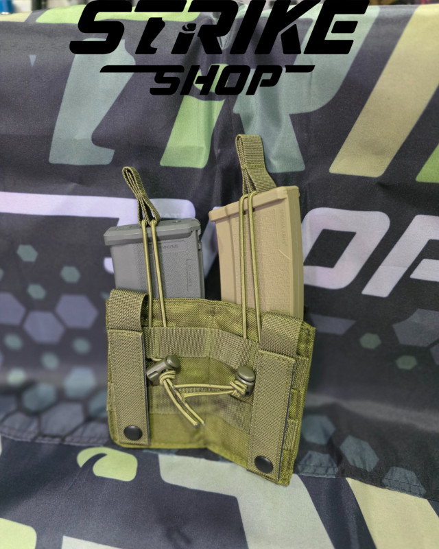 DVOSTRUKA MAG POUCH TORBICA - Crna