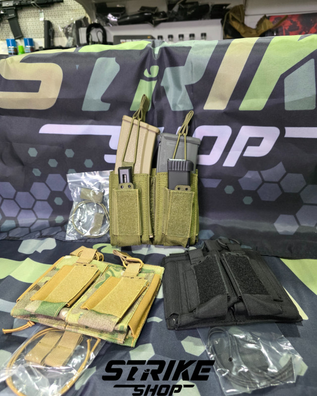 DVOSTRUKA MAG POUCH TORBICA - Crna