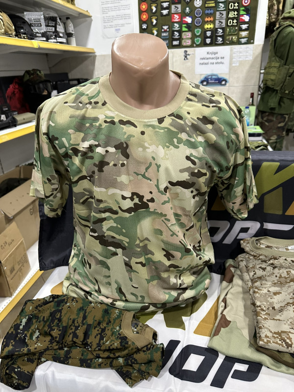 Airsoft Majice - Multicam Woodland Digital Dezert