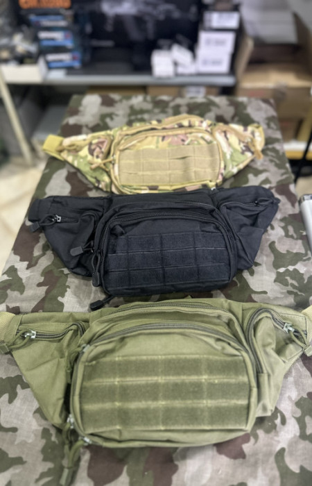 TAKTIČKA BUBREG TORBA   PEDERUŠA AIRSOFT crna
