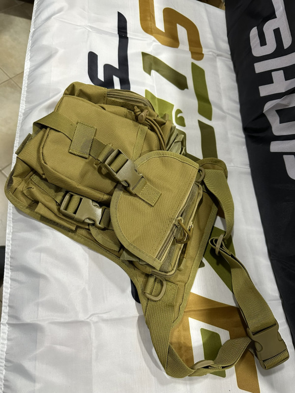 Airsoft takticka torba {Drop bag} - TAN