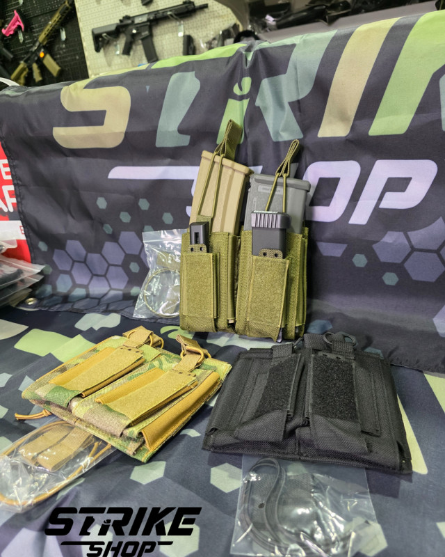 DVOSTRUKA MAG POUCH TORBICA - Crna