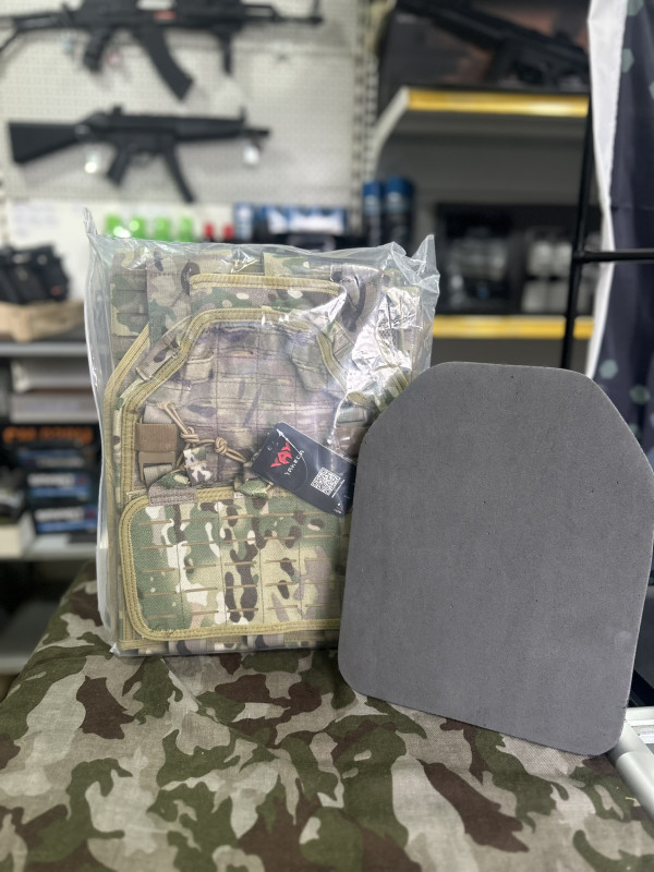 Yakeda Taktički Prsluk   Plate Carrier Airsoft Multicam