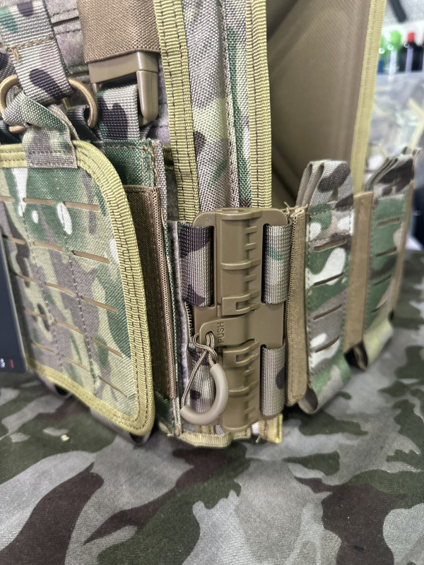 Yakeda Taktički Prsluk   Plate Carrier Airsoft Multicam