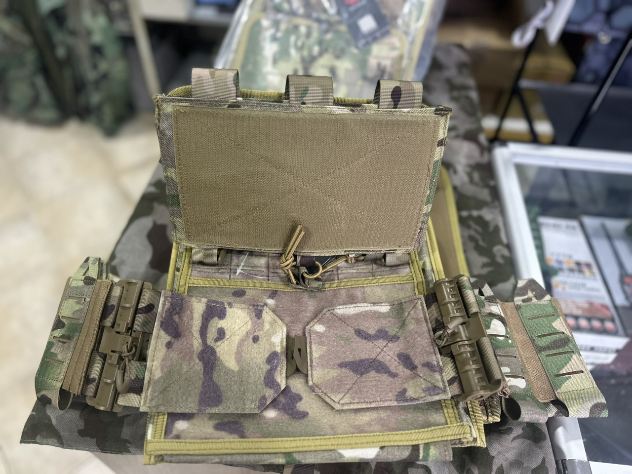 Yakeda Taktički Prsluk   Plate Carrier Airsoft Multicam