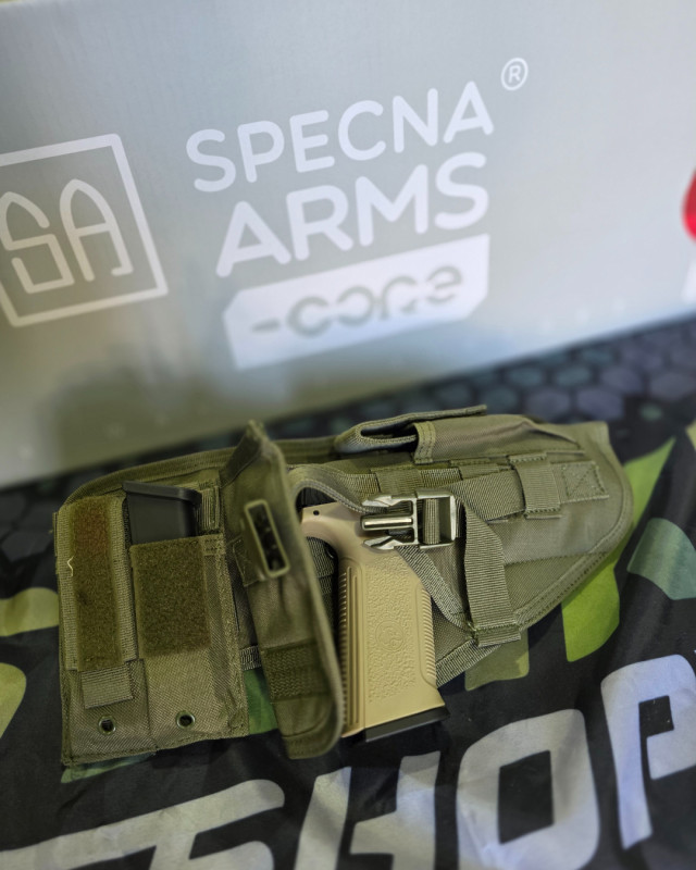 Airsoft Yakeda Univerzalni holster za pistolj - Zelena