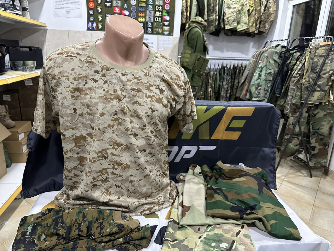 Airsoft Majice - Multicam Woodland Digital Dezert