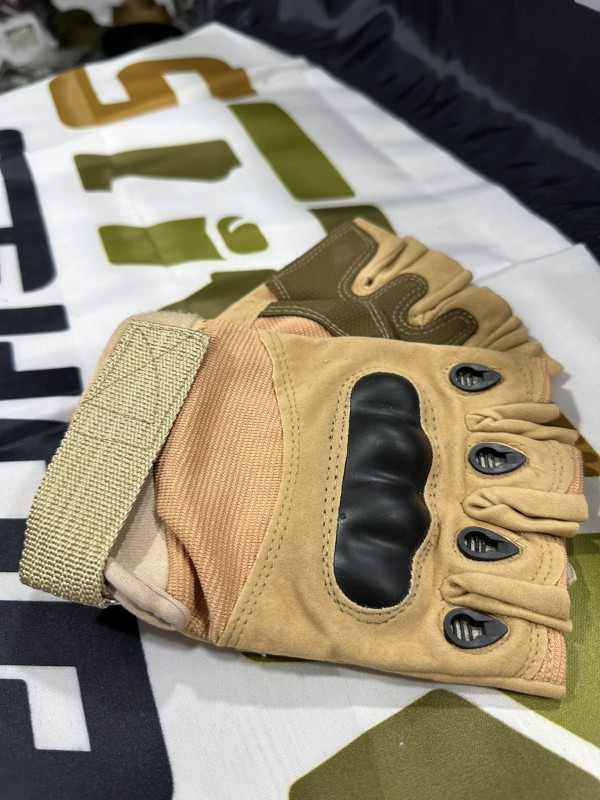 Airsoft Rukavice (Kratke) sa zastitom - Tan