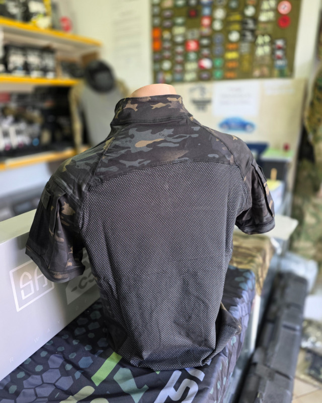 Airsoft Takticka Combat majica -Multicam Black XL