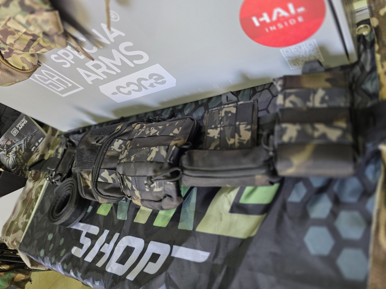 Yakeda Combat Belt   Kaiš sa nastavcima Multicam Black