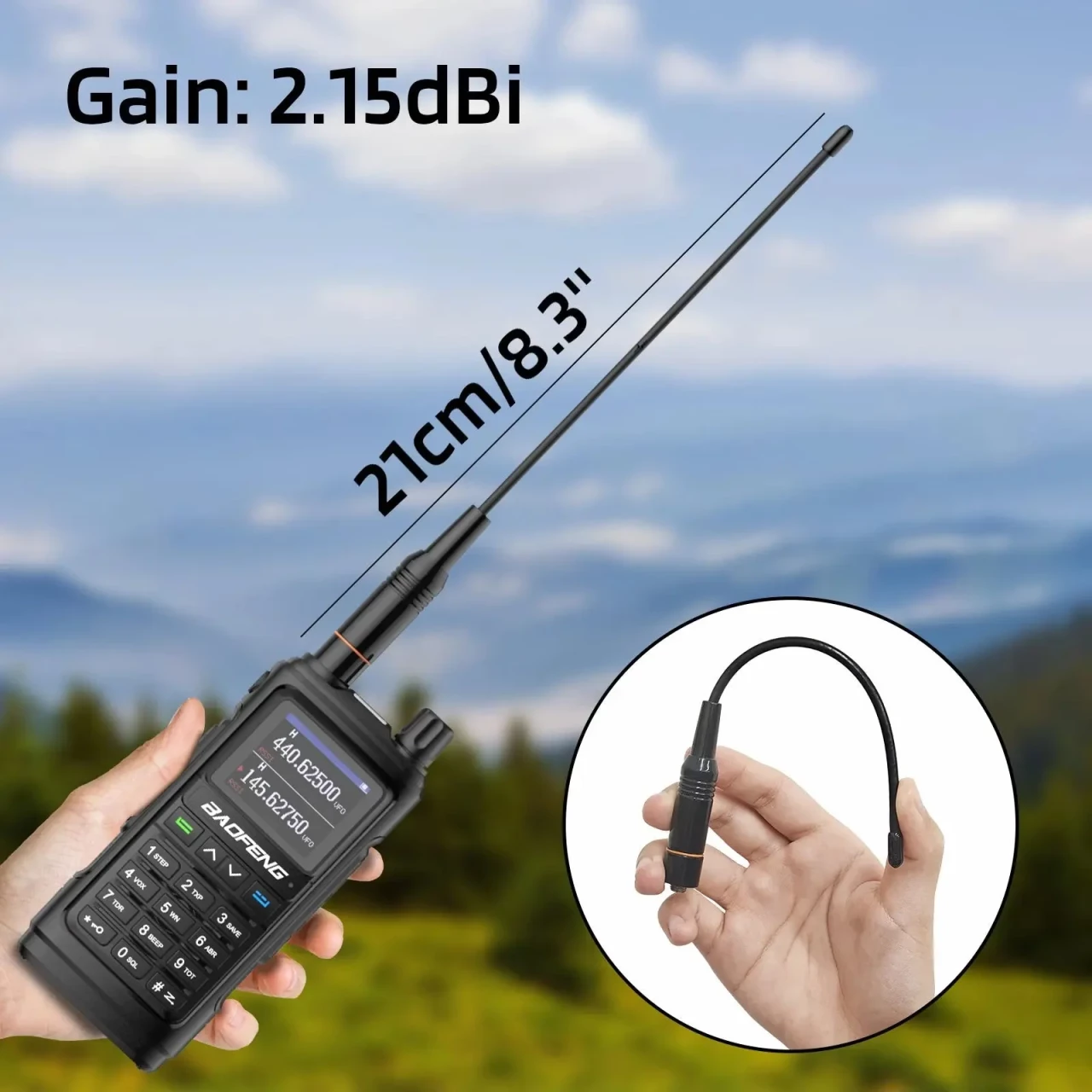 BAOFENG UV-17 Radio stanica VOKI TOKI MOTOROLA