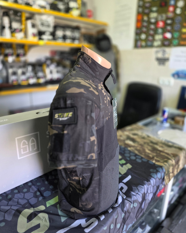 Airsoft Takticka Combat majica -Multicam Black XXL