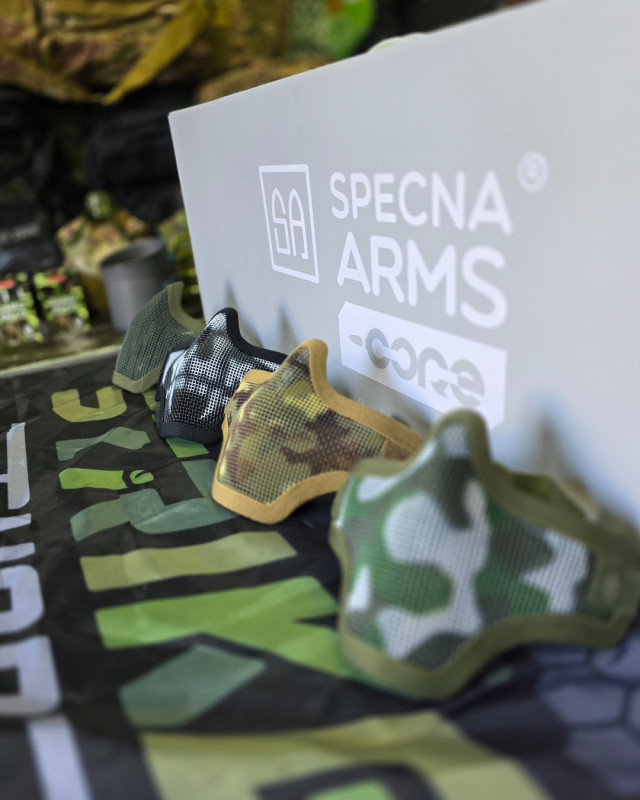 Airsoft zastitna maska za lice - Zelena MC