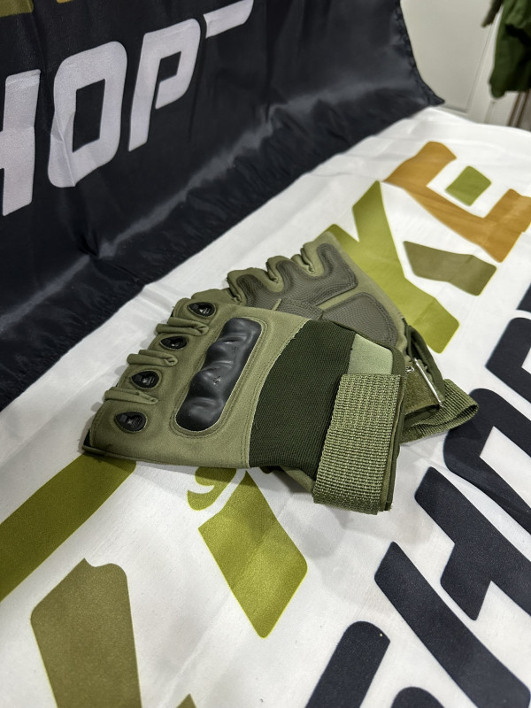 Airsoft Rukavice (Kratke) sa zastitom -  Zelene