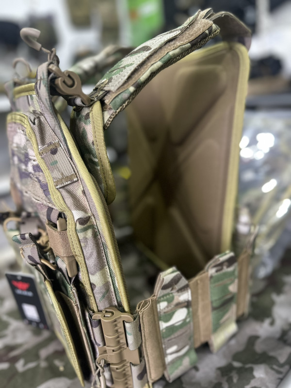 Yakeda Taktički Prsluk   Plate Carrier Airsoft Multicam