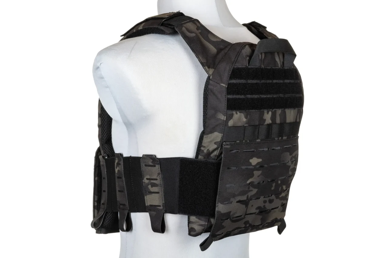 Airsoft Tactical Advanced Plate Carrier Vest - MC Black