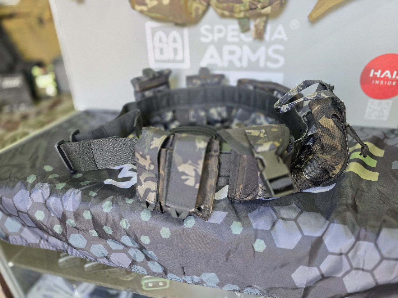 Yakeda Combat Belt   Kaiš sa nastavcima Multicam Black