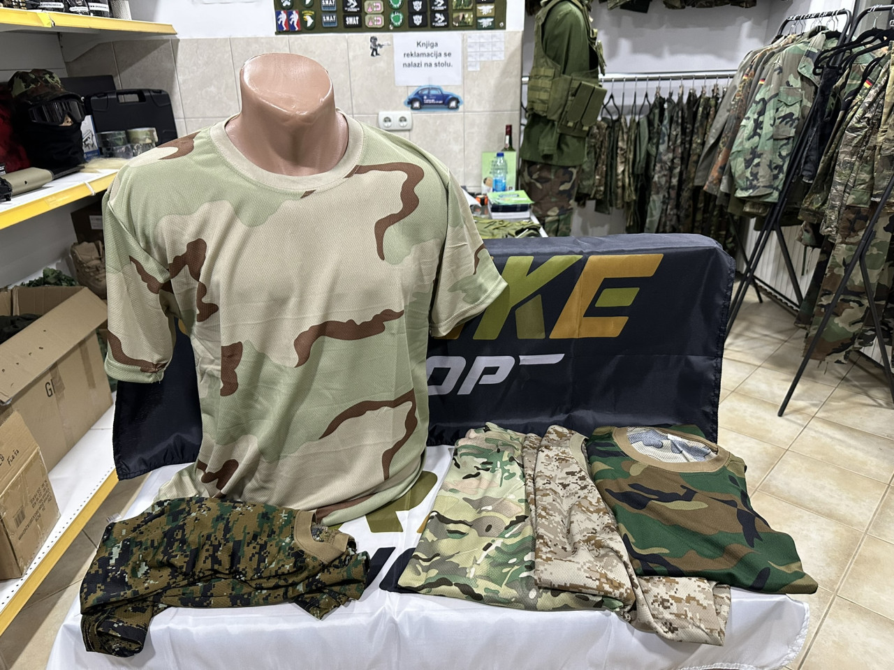 Airsoft Majice - Multicam Woodland Digital Dezert