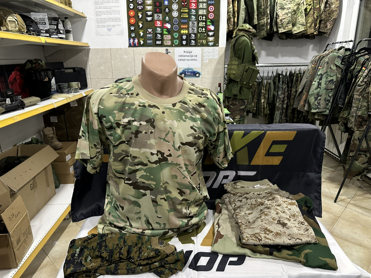 Airsoft Majice - Multicam Woodland Digital Dezert
