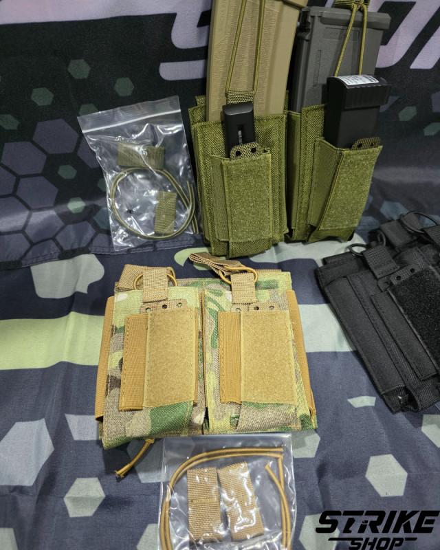 DVOSTRUKA MAG POUCH TORBICA - Crna