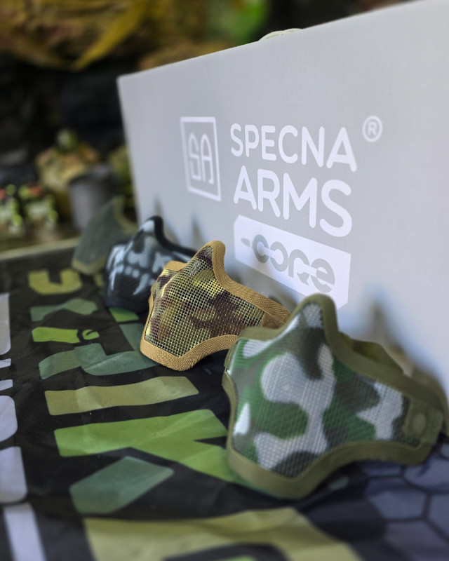 Airsoft zastitna maska za lice - Zelena MC