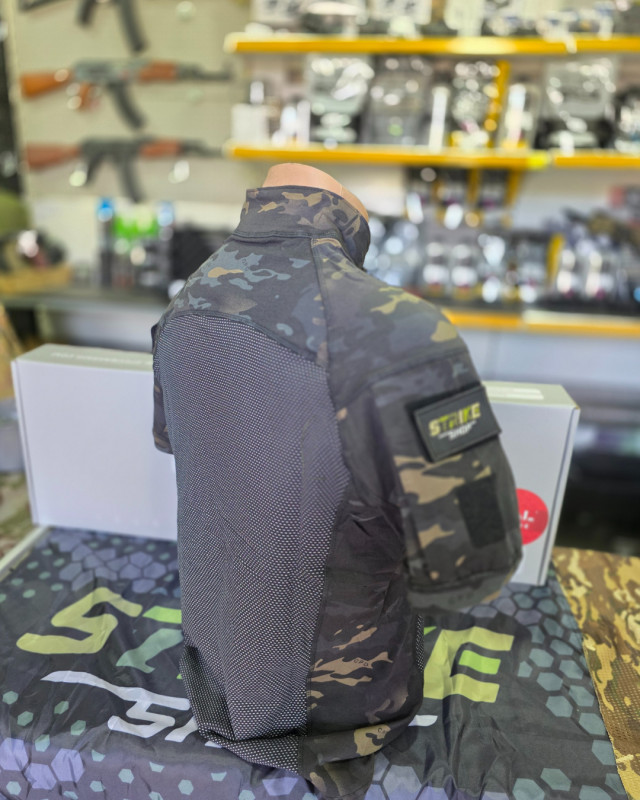 Airsoft Takticka Combat majica -Multicam Black XL