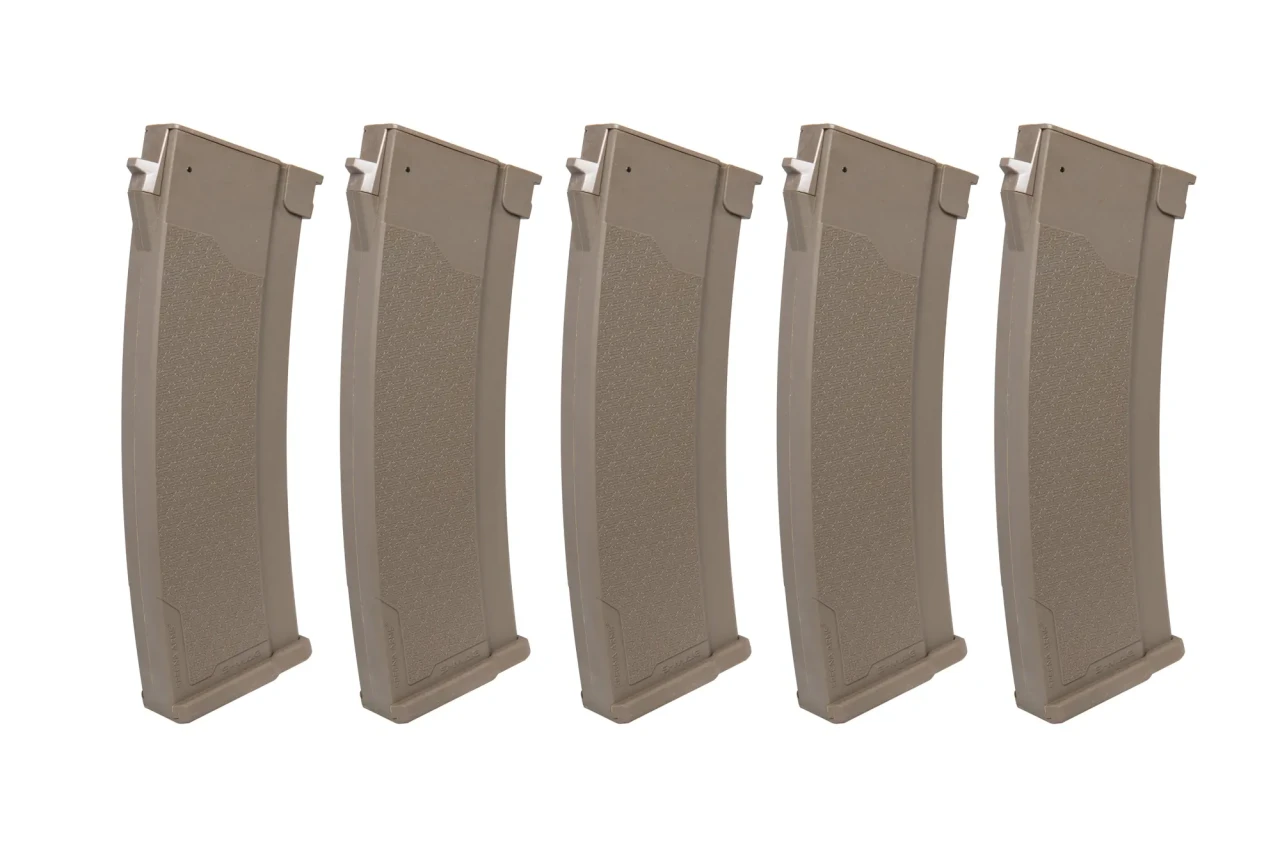 Airsoft - set od 5 S-Mag  Mid Cap sanzera 175BBs - SA
