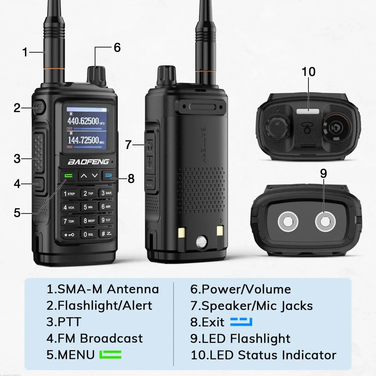 BAOFENG UV-17 Radio stanica VOKI TOKI MOTOROLA