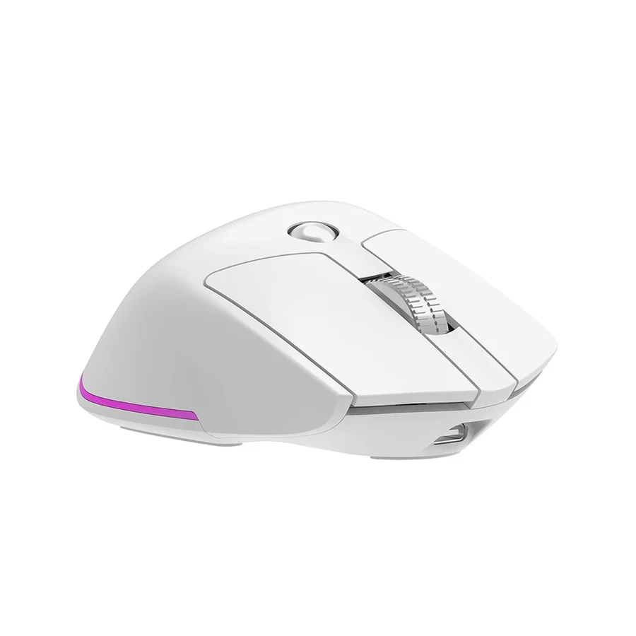 Miš Everest SMW- 178 Handy 2in1 Bluetooth 2,4GHz White Rechargeable 4000 DPI Horizontal/Vertical Wheel Ergonomic RGB Mou