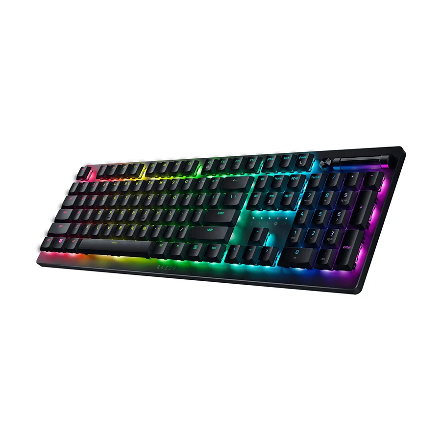 Tastatura Razer DeathStalker V2 Pro – Wireless Low Profile Optical Gaming Keyboard (Linear Red Switch) – US Layout – FRM