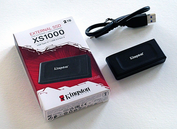 Externi SSD 1TB Kingston 1,050MB read, 1,000MB/s write