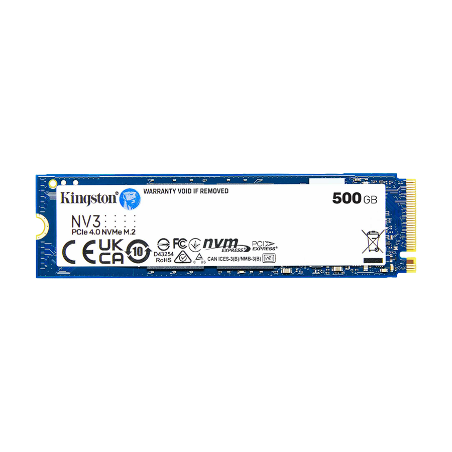 Kingston SSD SNV3S/500GBK 500GB NV3 NVMe PCIe 4.0 R/W:5000/3000MB/s (bulk)