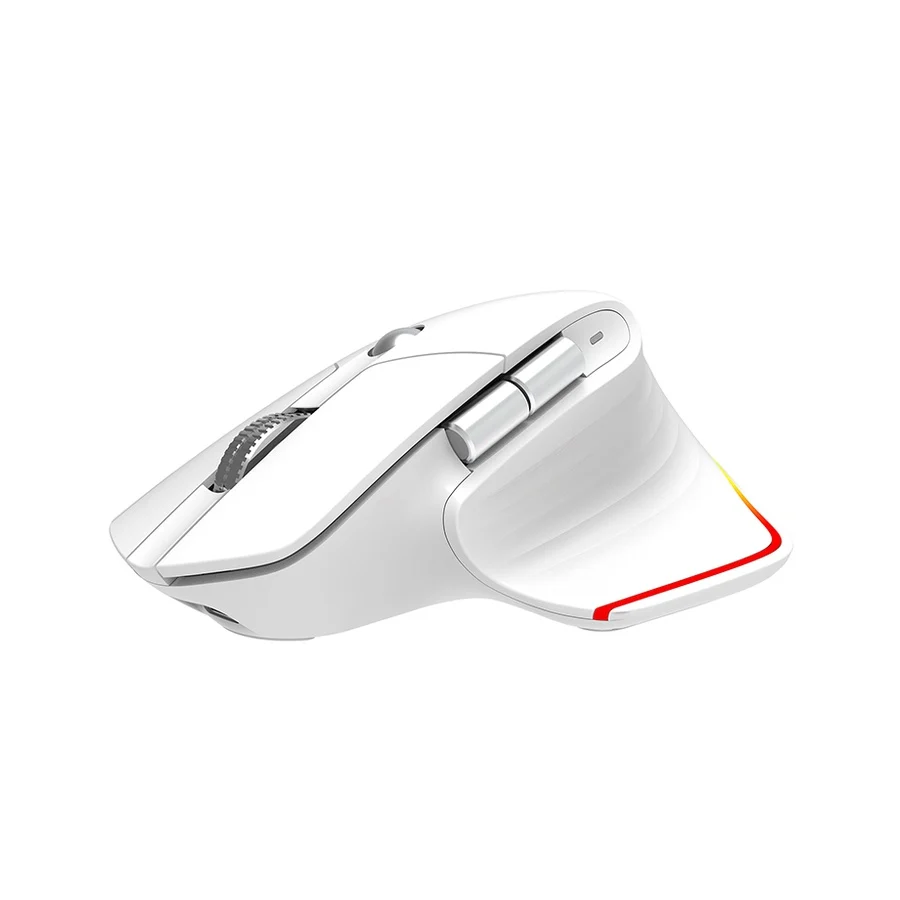 Miš Everest SMW- 178 Handy 2in1 Bluetooth 2,4GHz White Rechargeable 4000 DPI Horizontal/Vertical Wheel Ergonomic RGB Mou