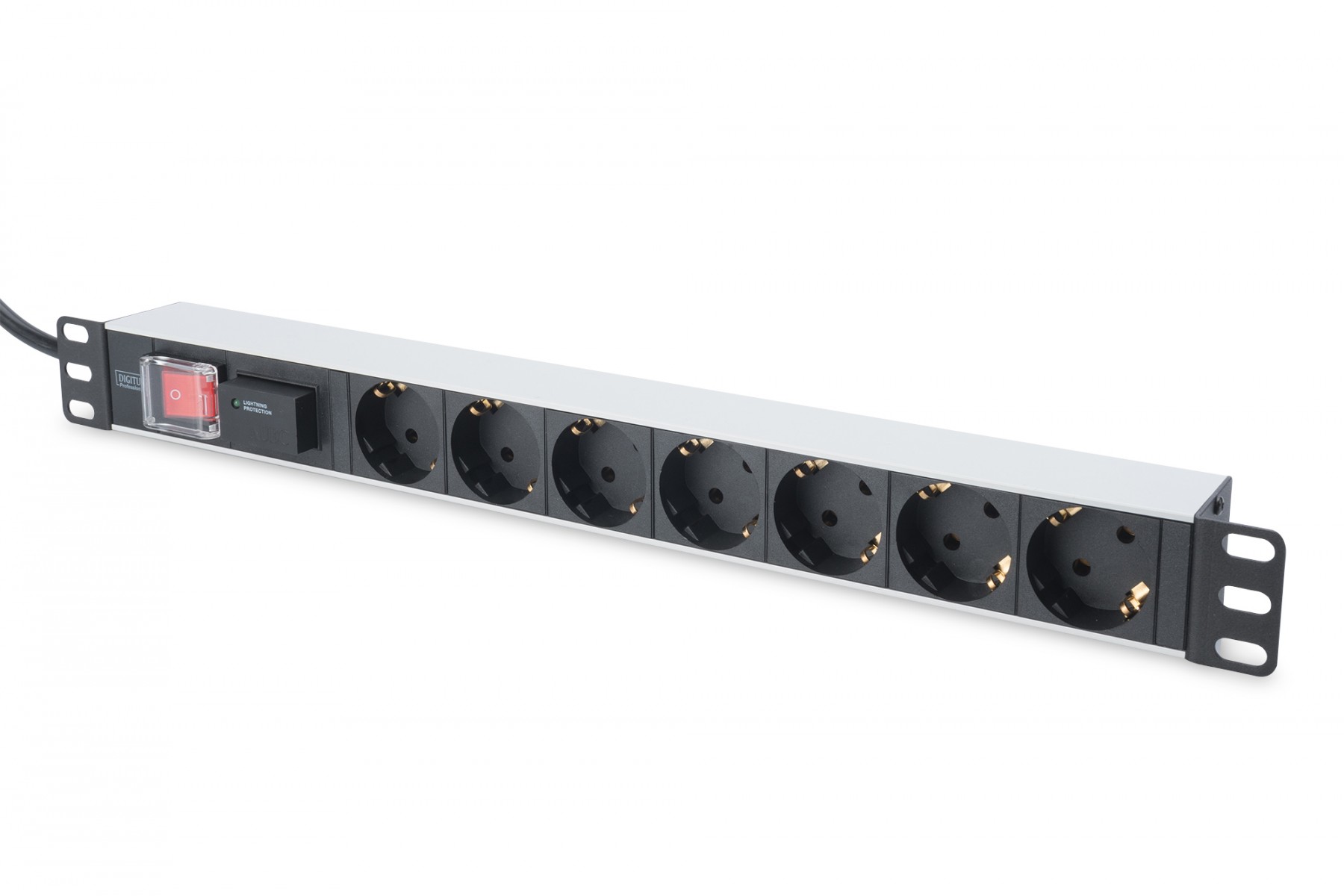 Napojni panel za rack 7 utičnica DN-95407 sa zaštitom Digitus