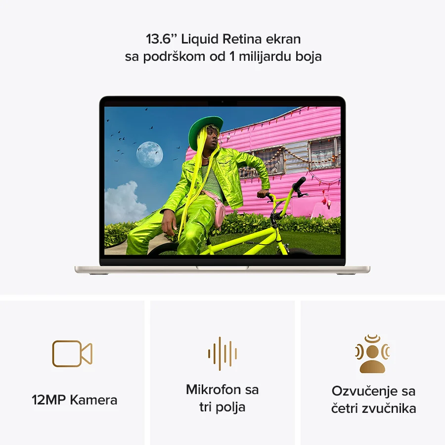 Apple MacBook Air 13.6″ M5 16GB 512GB SSD Starlight MDHA4LL/A