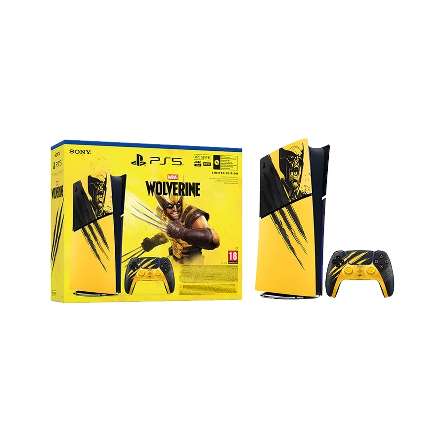 PlayStation 5 Digital Edition E chassis Marvel’s Wolverine Battle Yellow Limited Edition VCH 1000056883 (825GB)